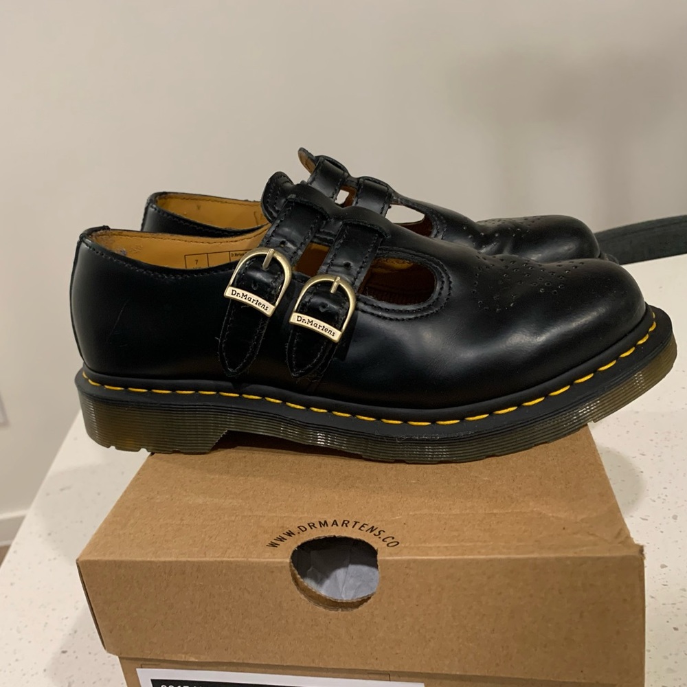 Dr. Martens, 8065 Smooth Leather Mary Jane Shoes